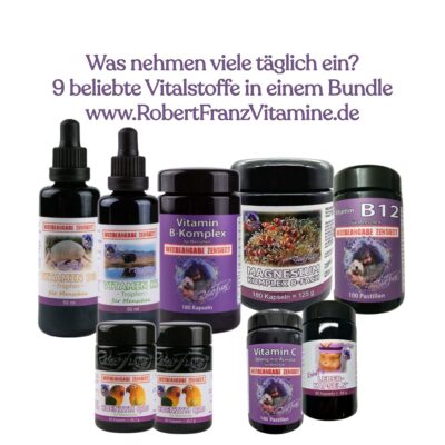 Was nehmen viele täglich ein? – 9 beliebte Vitalstoffe in einem Bundle