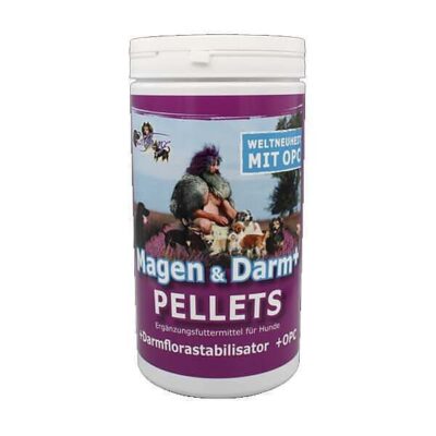 Magen & Darm+ Pellets +Darmflorastabilisator+OPC für Hunde 900g