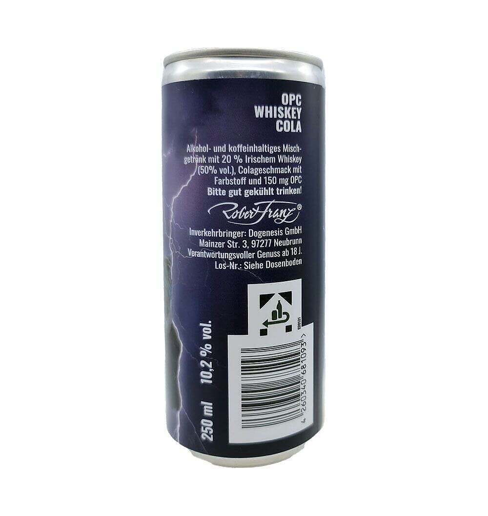 Whiskey OPC-Cola Dose Irish Storm 250ml.10,2% vol. – Bild 2